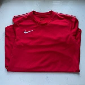 Red nike long sleeve